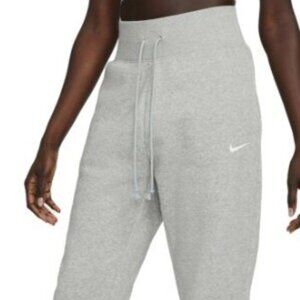 Nike PHOENIX FLEECE HIGH-WAISTED JOGGERS Women – Dark Grey Heather MEDIUM- NEW